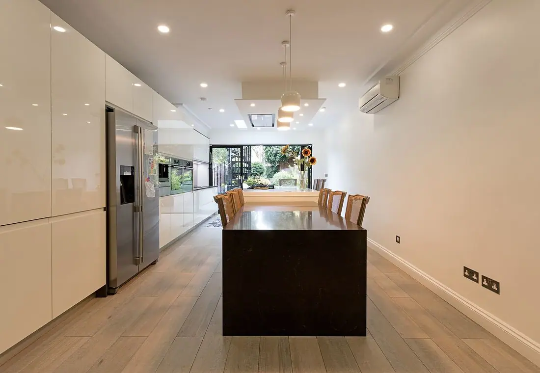 The finished kitchen at Providence Villas