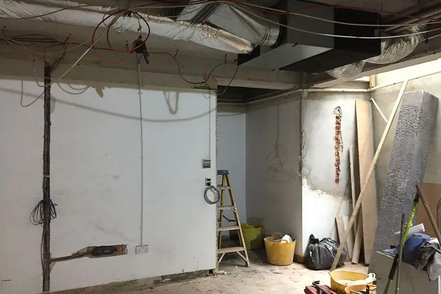 Strip-out and structural works at the Fitzrovia showroom