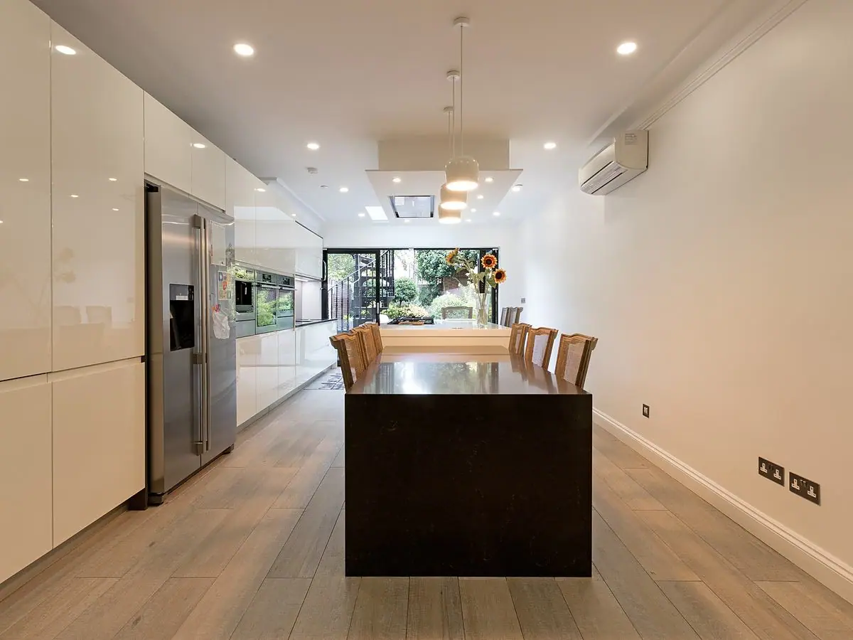 Relocating the kitchen entirely — Kitchens by Ogival in West London