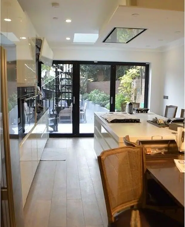 Rear extension with bi-fold doors