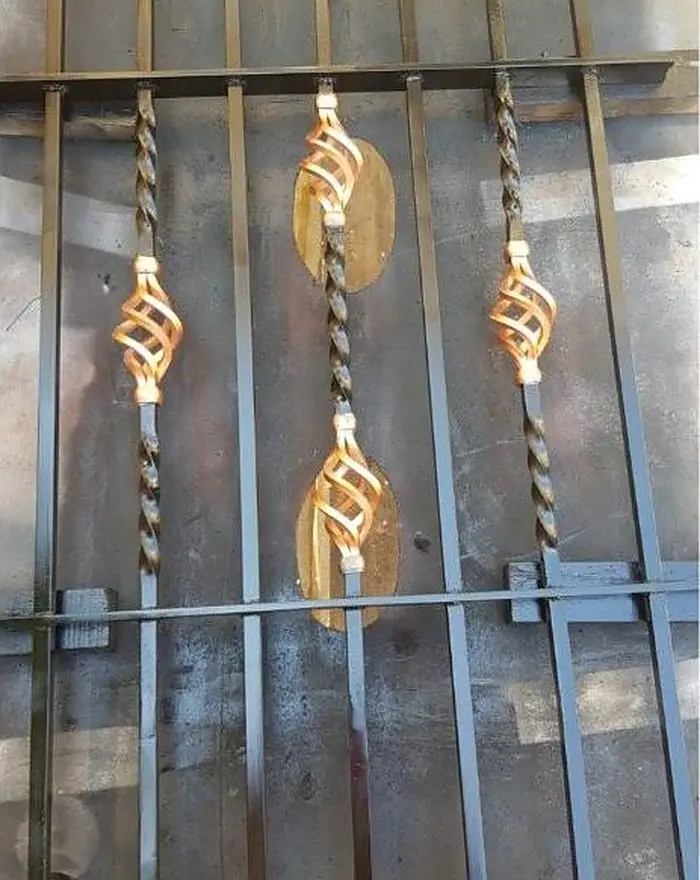 Restored decorative ironwork by Ogival